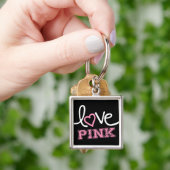 愛ピンク キーホルダー (手)