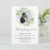 愛ファンシーが駆け落ち結婚のお祝い 招待状 (スタンド正面)