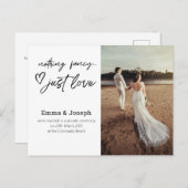 「愛ファンシーするもの結婚なし」 シーズンポストカード (正面/裏面)