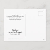 「愛ファンシーするもの結婚なし」 シーズンポストカード (裏面)