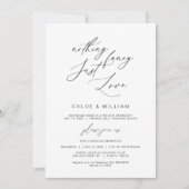 『愛ファンシーと黒との恋の結婚慰め』 招待状 (正面)