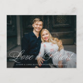 愛ファンシーの台本は患者の結婚延期 案内ポストカード (正面)