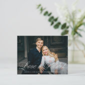 愛ファンシーの台本は患者の結婚延期 案内ポストカード (スタンド正面)