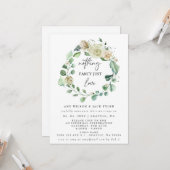 愛ファンシーの発結婚表 カード (正面/裏面インサイチュ)