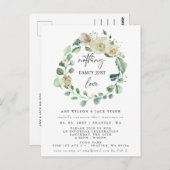 愛ファンシーの発結婚表 ポストカード (正面/裏面)