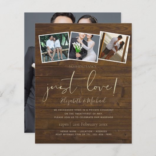 愛ファンシーの駆け落ち発表 (正面/裏面)