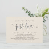 愛ファンシーは無しモダンの結婚駆け落ち 招待状 (スタンド正面)