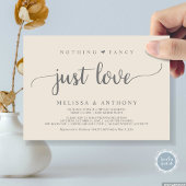 愛ファンシーも駆け落ちも素朴結婚ない 招待状