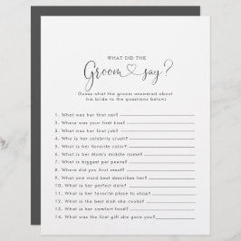 愛ファンシーブライダルシャワー新郎は何と言った