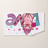 愛ファーム動物、愛の子豚、動物の愛 ハンドタオル (ハンドタオル)