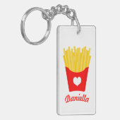 愛フランスのを揚げる キーホルダー (正面左)