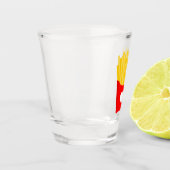 愛フランスのを揚げる ショットグラス (左)