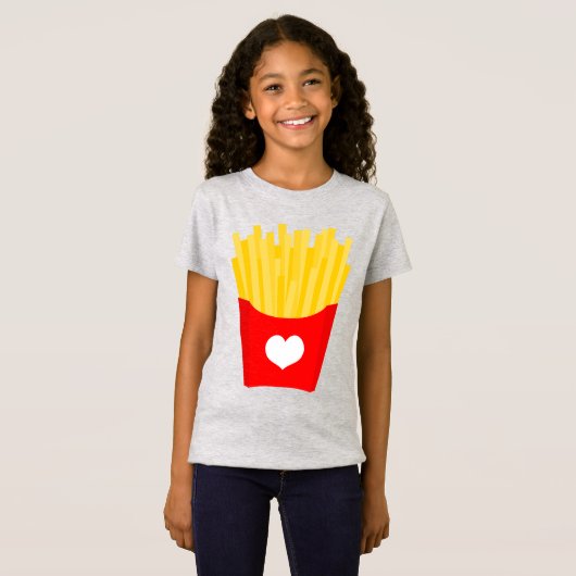 愛フランスのを揚げる Tシャツ (正面フル)