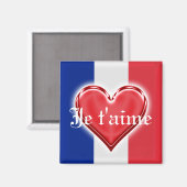 愛フランスの マグネット (正面/裏面)