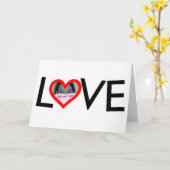 愛フレームカード カード (黄色い花)