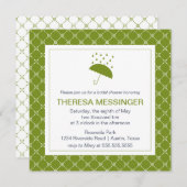 愛ブライダルシャワーの招待状と沢山与えられる 招待状 (正面/裏面)