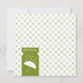 愛ブライダルシャワーの招待状と沢山与えられる 招待状 (裏面)