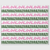 愛ブラジル ラッピングペーパー (フラット)