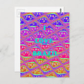 愛ブラジル。美しいサンバ伝統的カラー ポストカード (正面/裏面)