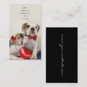 愛ブルドッグの名刺 名刺 (正面/裏面)
