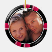 愛ベガスの新婚者のカジノの破片で幸運 セラミックオーナメント (裏面)