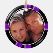 愛ベガスの新婚者のカジノの破片で幸運 セラミックオーナメント (裏面)