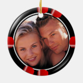 愛ベガスの新婚者のカジノの破片で幸運 セラミックオーナメント (裏面)