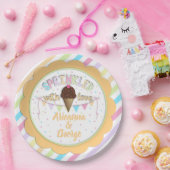 愛ベビーシャワーのプレートによって振りかけられる ペーパープレート (パーティー)