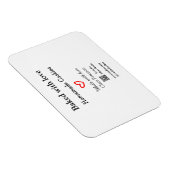 愛ホーム焼いたクッキーと愛で作られたQRを追加 マグネット (右側)