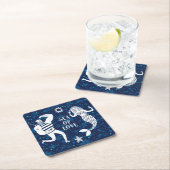 愛ポスターの海 スクエアペーパーコースター (インサイチュ)