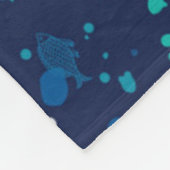 愛ポスターの海 フリースブランケット (角)