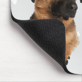 愛マイドイツの羊飼い犬のパワープリントマウスパッド マウスパッド (コーナー)