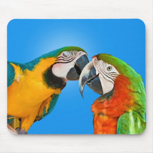 愛マウスパッドのオウム マウスパッド (正面)