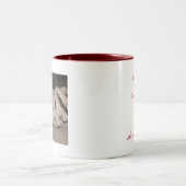 愛マグがあっている持ちなさいところ ツートーンマグカップ (中央)