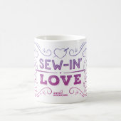 愛マグで縫って下さい コーヒーマグカップ (中央)