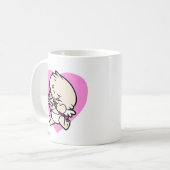 愛マグのために向けているベビーのキューピッド コーヒーマグカップ (正面左)