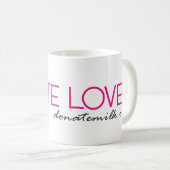 愛マグNWMMBを寄付して下さい コーヒーマグカップ (正面右)