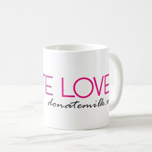 愛マグNWMMBを寄付して下さい コーヒーマグカップ (正面右)