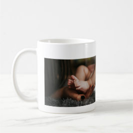 愛ママ母の日を追加の写真名シンプル前 コーヒーマグカップ