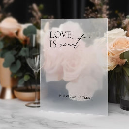 愛ミニマルはエレガント甘いアクリルデカール ウィンドウサイン