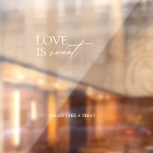 愛ミニマルはエレガント甘いアクリルデカール ウィンドウサイン (シート2)