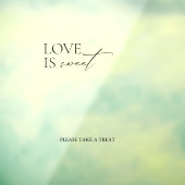 愛ミニマルはエレガント甘いアクリルデカール ウィンドウサイン (シート3)