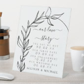 愛ミニマル物語のタイムライン結婚の 台座サイン (インサイチュ)