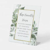 愛ミニマル的な記憶の徴候のユーカリ 台座サイン (正面)