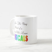 愛ミュージカルのマグ コーヒーマグカップ (正面左)