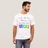 愛ミュージカルメンズTシャツ Tシャツ (正面フル)