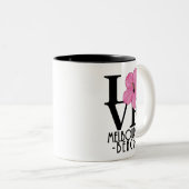 愛メルボルンのビーチフロリダ ツートーンマグカップ (正面右)