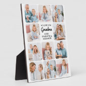 愛モダンおばあちゃんカスタム11フォトコラージュ フォトプラーク (側面)
