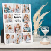 愛モダンおばあちゃんカスタム11フォトコラージュ フォトプラーク (側面)