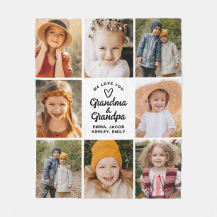 愛モダンおばあちゃんGrandpa Instagram写真 フリースブランケット